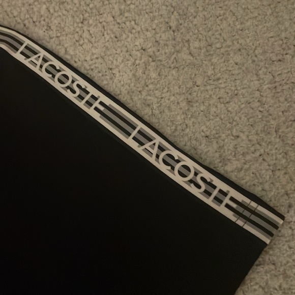 Lacoste *NWT* ColorBlock Black Tshirt in Black - Picture 5 of 9